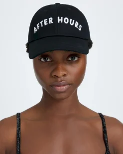 After Hours Baseball Cap in Black