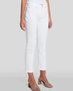 Broken Twill Josefina in White