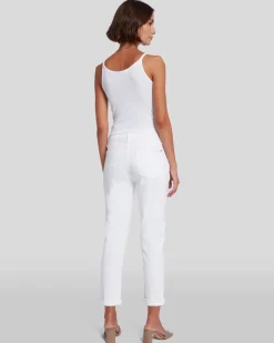 Broken Twill Josefina in White