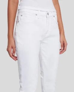 Broken Twill Josefina in White
