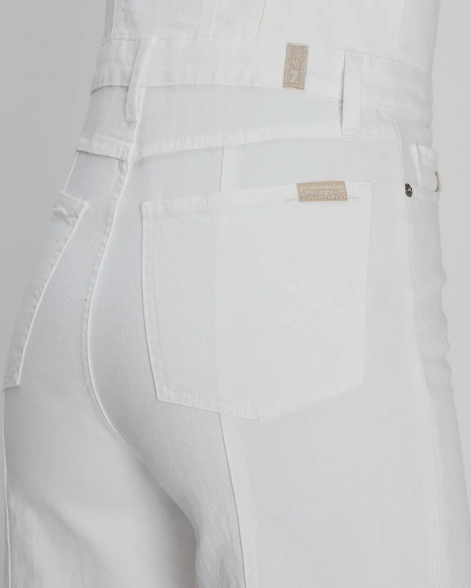 Bustier Jumpsuit In White