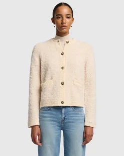 Cardigan in Milk
