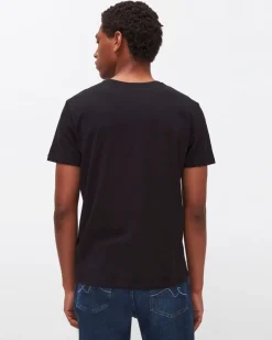 Cashmere Blend Tee in Heather Grey