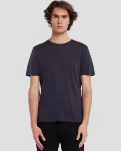 Cashmere Blend Tee in Heather Grey