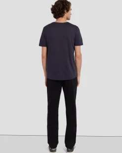 Cashmere Blend Tee in Heather Grey
