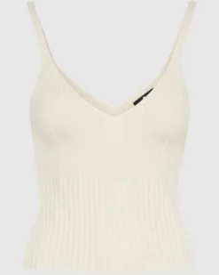 Cashmere Cami in White Sand