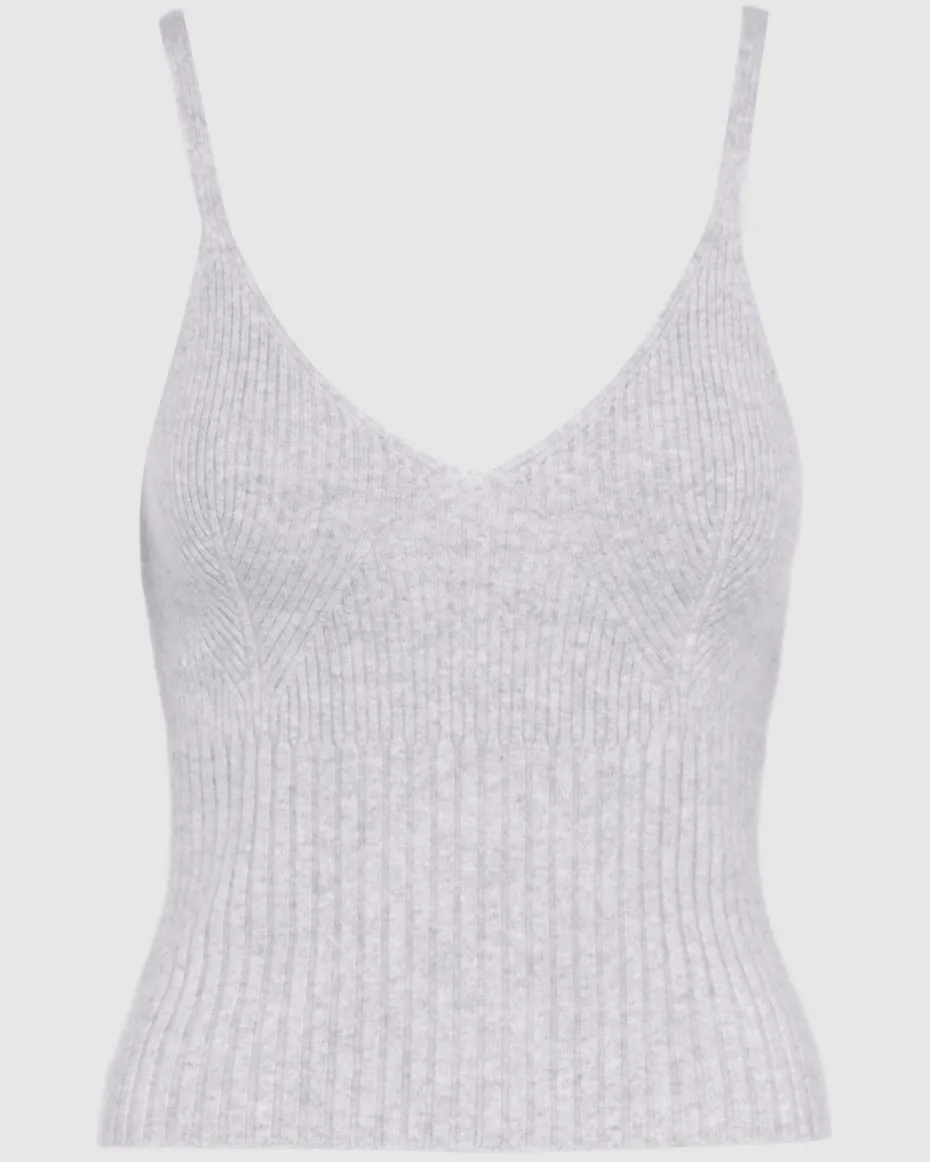 Cashmere Cami in White Sand