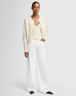 Cashmere Cami in White Sand
