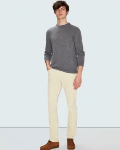Cashmere Crew in Grey