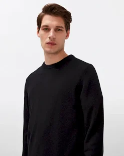 Cashmere Crew in Grey