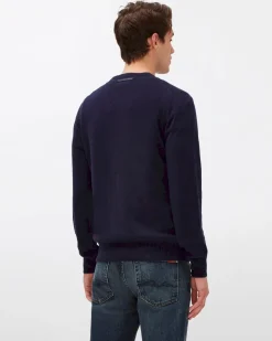 Cashmere Crew in Grey