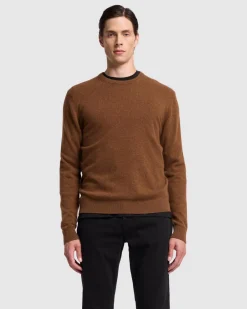 Cashmere Crew in Grey