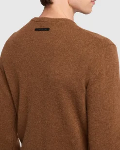 Cashmere Crew in Grey