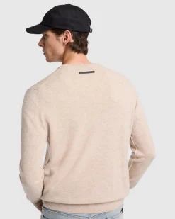 Cashmere Crew in Grey