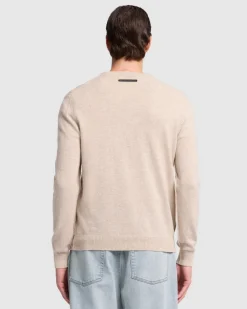 Cashmere Crew in Grey