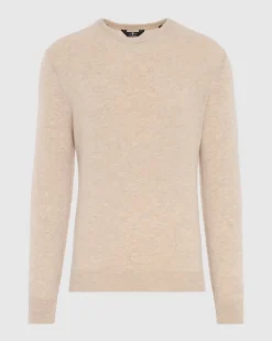 Cashmere Crew in Grey