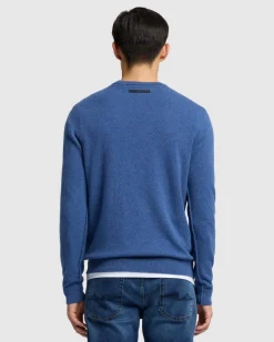 Cashmere Crew in Grey
