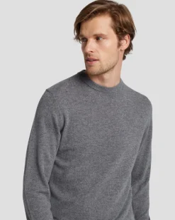 Cashmere Crew in Grey