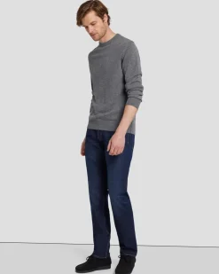 Cashmere Crew in Grey