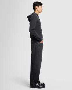Cashmere Hoodie in Heather Grey