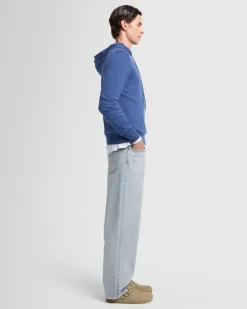 Cashmere Hoodie in Heather Grey