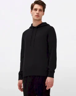 Cashmere Hoodie in Heather Grey