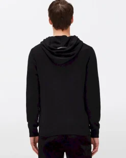 Cashmere Hoodie in Heather Grey