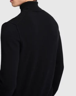 Cashmere Turtleneck in Black
