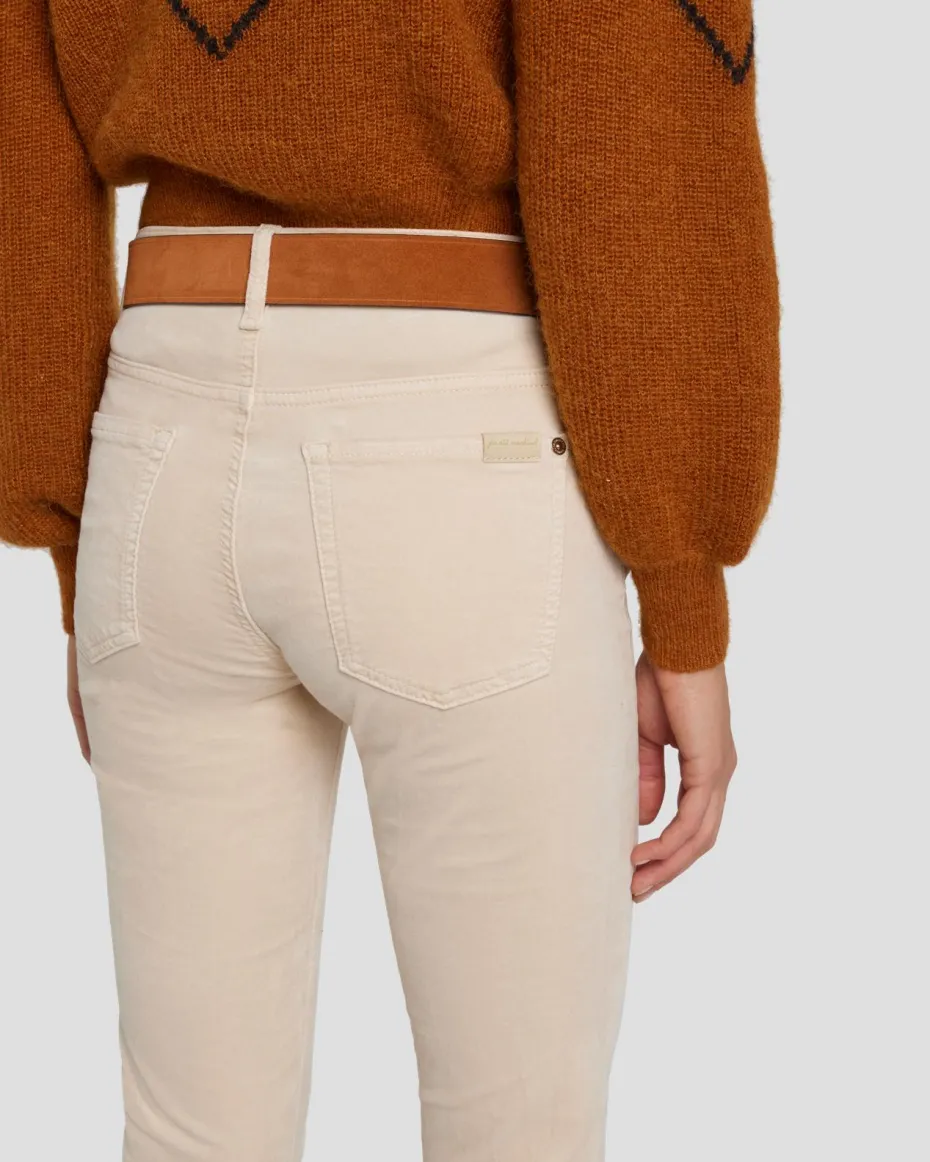 Classic Suede Belt in Cognac
