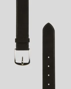 Classic Suede Belt in Cognac
