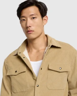 Corduroy Jacket in Wheat