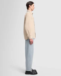 Corduroy Shirt in Alabaster
