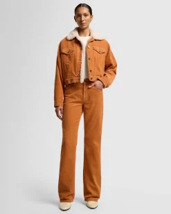 Corduroy Tess Trouser in Honey Mustard