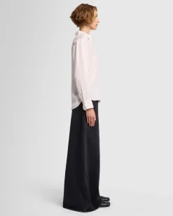 Cupro Shirt in Milk