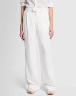 Denim Lustre Pleated Trouser in Vesper