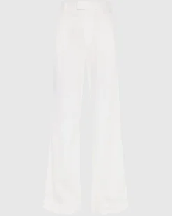 Denim Lustre Pleated Trouser in Vesper