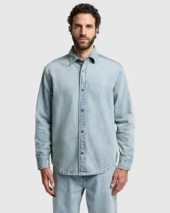 Denim Overshirt in Ancestor