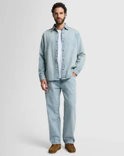 Denim Overshirt in Ancestor