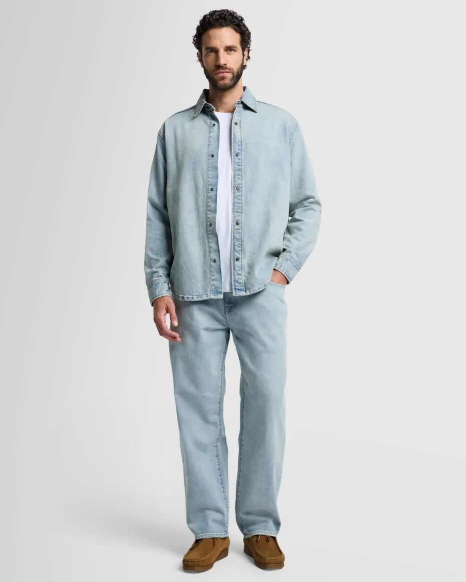 Denim Overshirt in Ancestor