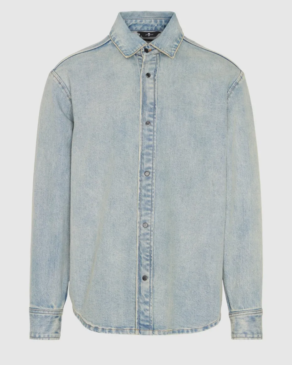 Denim Overshirt in Ancestor