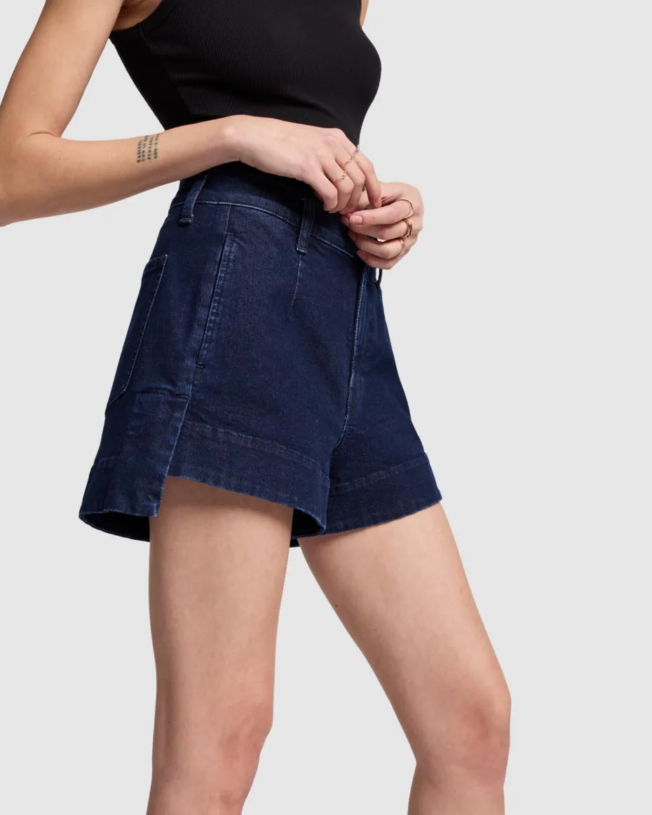Denim Tailored Short in Rinse