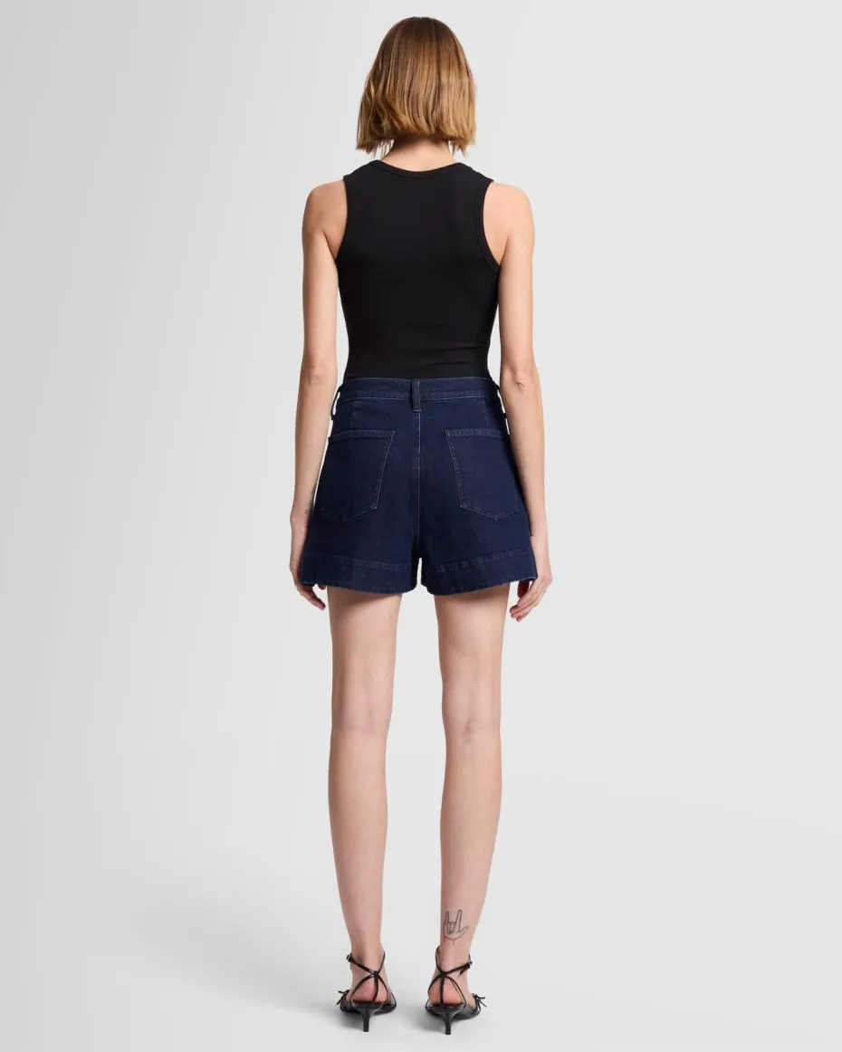 Denim Tailored Short in Rinse