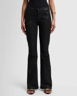 High Waist Ali in Black Cobra