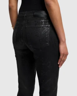 High Waist Ali in Black Cobra