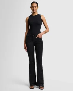 High Waist Ali in Black Cobra