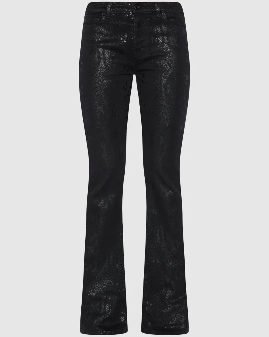 High Waist Ali in Black Cobra
