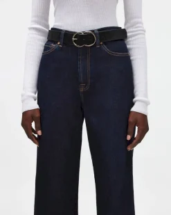 Infinity Suede Belt in Black