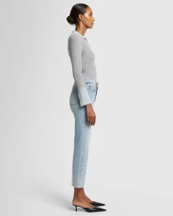 Logan Embellished Stovepipe in Juicy