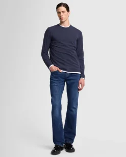 Luxe Performance Long Sleeve Tee in Nutshell
