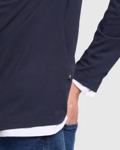 Luxe Performance Long Sleeve Tee in Nutshell